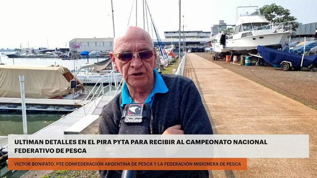Ultiman detalles en el Pira Pyta para recibir al campeonato nacional federativo de pesca