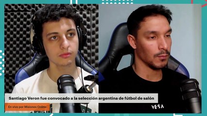 Santiago Veron fue convocado a la selección argentina de fútbol de salón