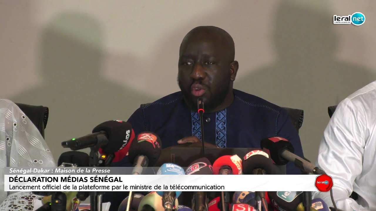DIRECT : Direct: Lancement officiel de la plateforme de déclaration des médias du Sénégal
