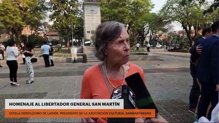 Homenaje al Libertador General José de San Martín en Posadas
