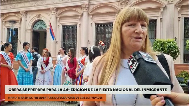 OBERÁ SE PREPARA PARA LA 44° EDICIÓN DE LA FIESTA NACIONAL DEL INMIGRANTE