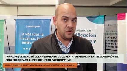 POSADAS | SE REALIZÓ EL LANZAMIENTO DE LA PLATAFORMA PARA LA PRESENTACIÓN DE PROYECTOS PARA EL PRESUPUESTO PARTICIPATIVO