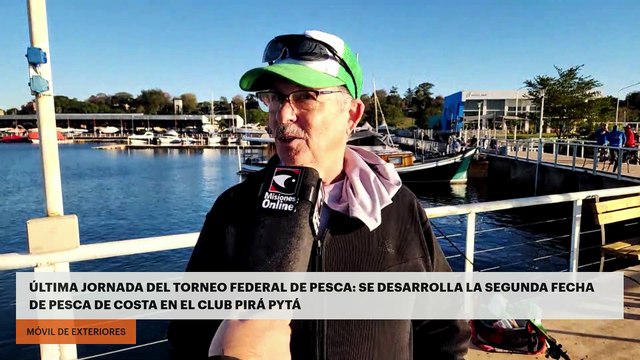 Última jornada del torneo Federal de Pesca: se desarrolla la segunda fecha de pesca de costa en el club Pirá Pytá