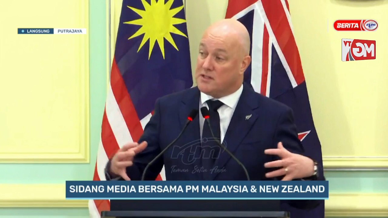 (LIVE) Sidang Media Bersama Perdana Menteri Malaysia - New Zealand