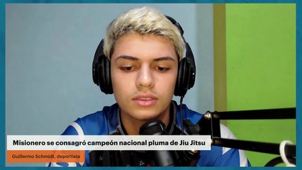 Misionero se consagró campeón nacional pluma de Jiu Jitsu