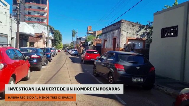 Investigan la muerte de un hombre en Posadas: habría recibido al menos tres disparos