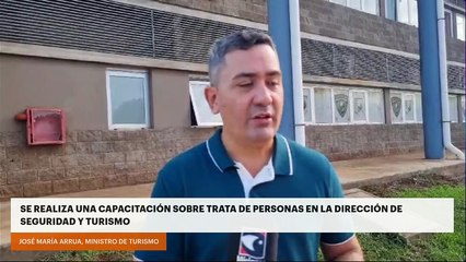 Se realiza una capacitación sobre Trata de Personas en la Dirección de Seguridad Vial y Turismo