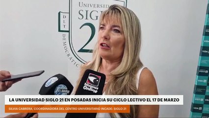 La universidad Siglo 21 en Posadas inicia su ciclo lectivo el 17 de marzo