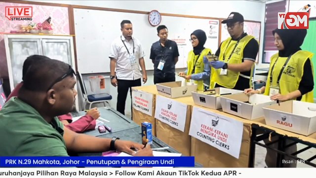 ((LIVE)) Perkembangan Terkini PRK N29 DUN Mahkota