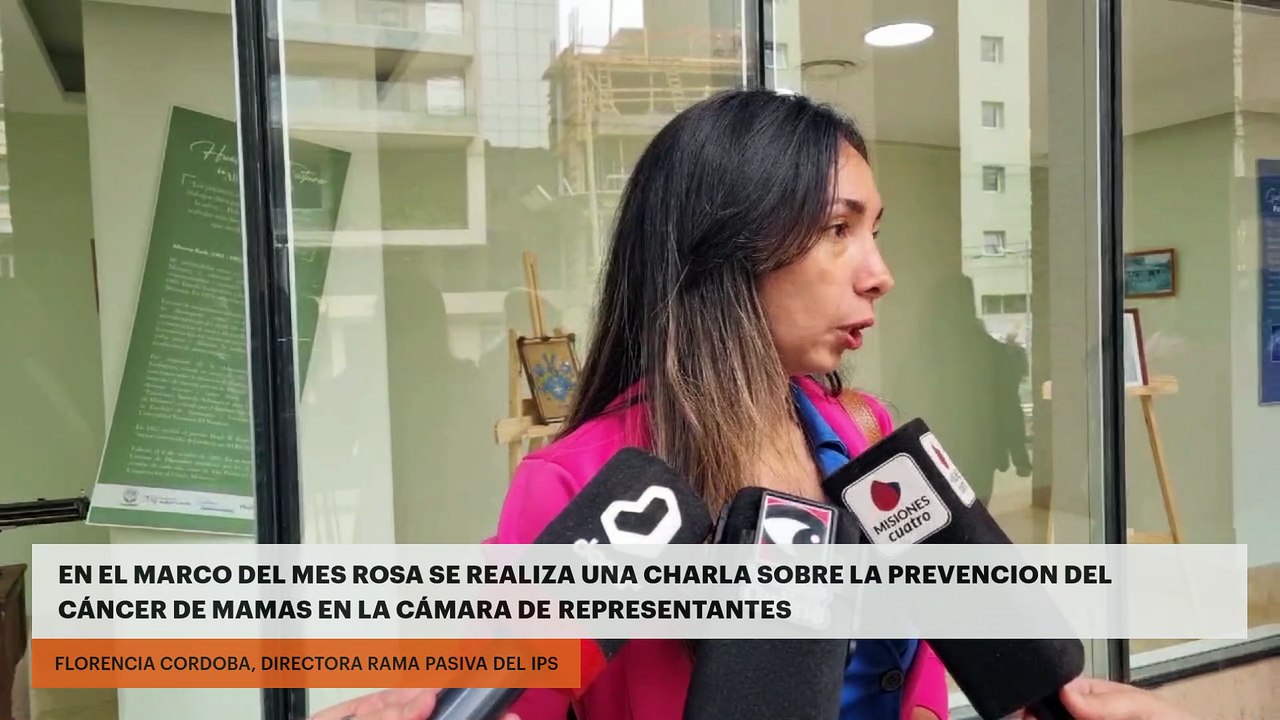 EN EL MARCO DEL MES ROSA SE REALIZA UNA CHARLA SOBRE LA PREVENCION DEL CÁNCER DE MAMAS EN LA CÁMARA DE REPRESENTANTES