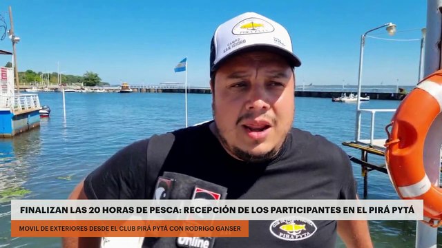 Finalizan las 20 horas de pesca: recepción de los participantes en el Pirá Pytá