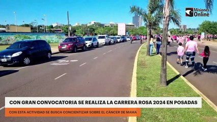 Con gran convocatoria se realiza la Carrera Rosa 2024 en Posadas