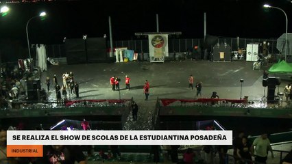 SE REALIZA EL SHOW DE SCOLAS DE LA ESTUDIANTINA POSADEÑA