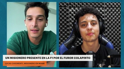 UN MISIONERO PRESENTE EN LA F1 POR EL FUROR COLAPINTO