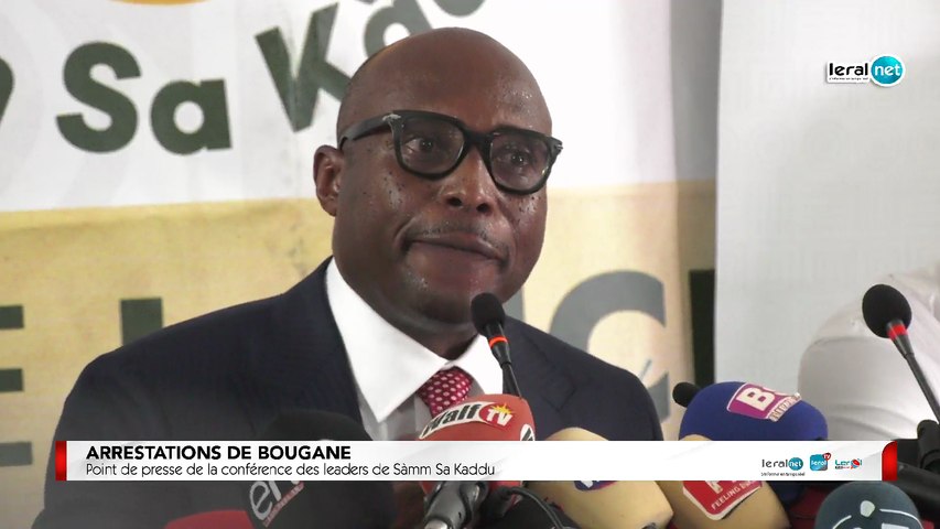 Direct:  Point de Presse de la Conférence des Leaders de Sàmm Sa Kaddu sur l'Arrestation de Bougane