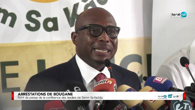 Direct: Point de Presse de la Conférence des Leaders de Sàmm Sa Kaddu sur l'Arrestation de Bougane