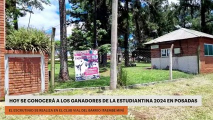 HOY SE CONOCERÁ A LOS GANADORES DE LA ESTUDIANTINA 2024 EN POSADAS