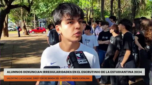 ALUMNOS DENUNCIAN IRREGULARIDADES EN EL ESCRUTINIO DE LA ESTUDIANTINA 2024