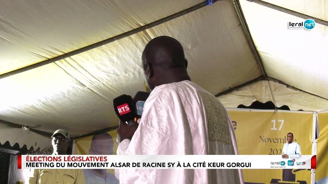 DIRECT CITÉ KEUR GORGUI : Meeting du mouvement ALSAR de Racine Sy