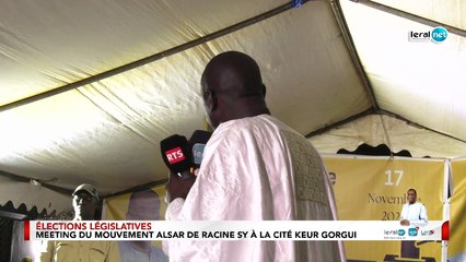 DIRECT CITÉ KEUR GORGUI :   Meeting du mouvement ALSAR  de Racine Sy