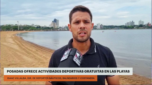 POSADAS OFRECE ACTIVIDADES DEPORTIVAS GRATUITAS EN LAS PLAYAS