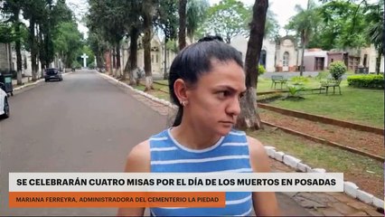 Se celebrarán seis misas por el Día de los Muertos en Posadas