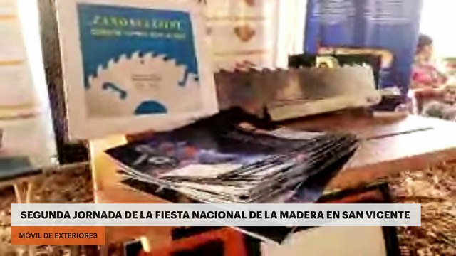 Segunda jornada de la Fiesta Nacional de la Madera en San Vicente
