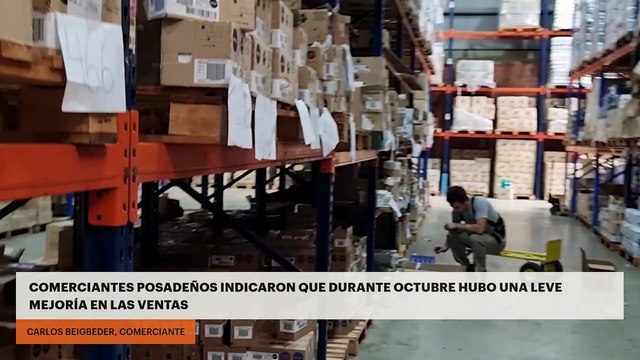 Comerciantes posadeños indicaron que durante octubre hubo una leve mejoría en las ventas