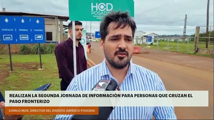 REALIZAN LA SEGUNDA JORNADA DE INFORMACIÓN PARA PERSONAS QUE CRUZAN EL PASO FRONTERIZO