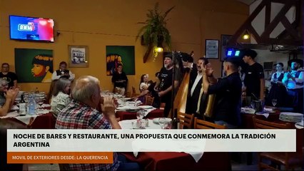 NOCHE DE BARES Y RESTAURANTE, UNA PROPUESTA QUE CONMEMORA LA TRADICIÓN ARGENTINA
