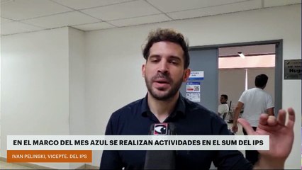 EN EL MARCO DEL MES AZUL SE REALIZAN ACTIVIDADES EN EL SUM DEL IPS