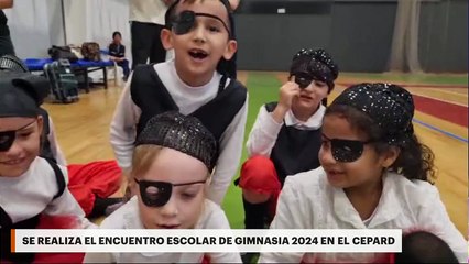 SE REALIZA EL ENCUENTRO ESCOLAR DE GIMNASIA 2024 EN EL CEPARD