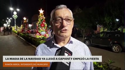 LA MAGIA DE LA NAVIDAD YA LLEGÓ A CAPIOVÍ Y EMPEZÓ LA FIESTA