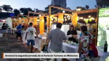 Arrancó la segunda jornada de la Feria de Turismo en Misiones