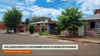 Hallaron muerto a un hombre en su vivienda en Posadas