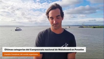 Últimas categorías del Campeonato nacional de Wakeboard en Posadas