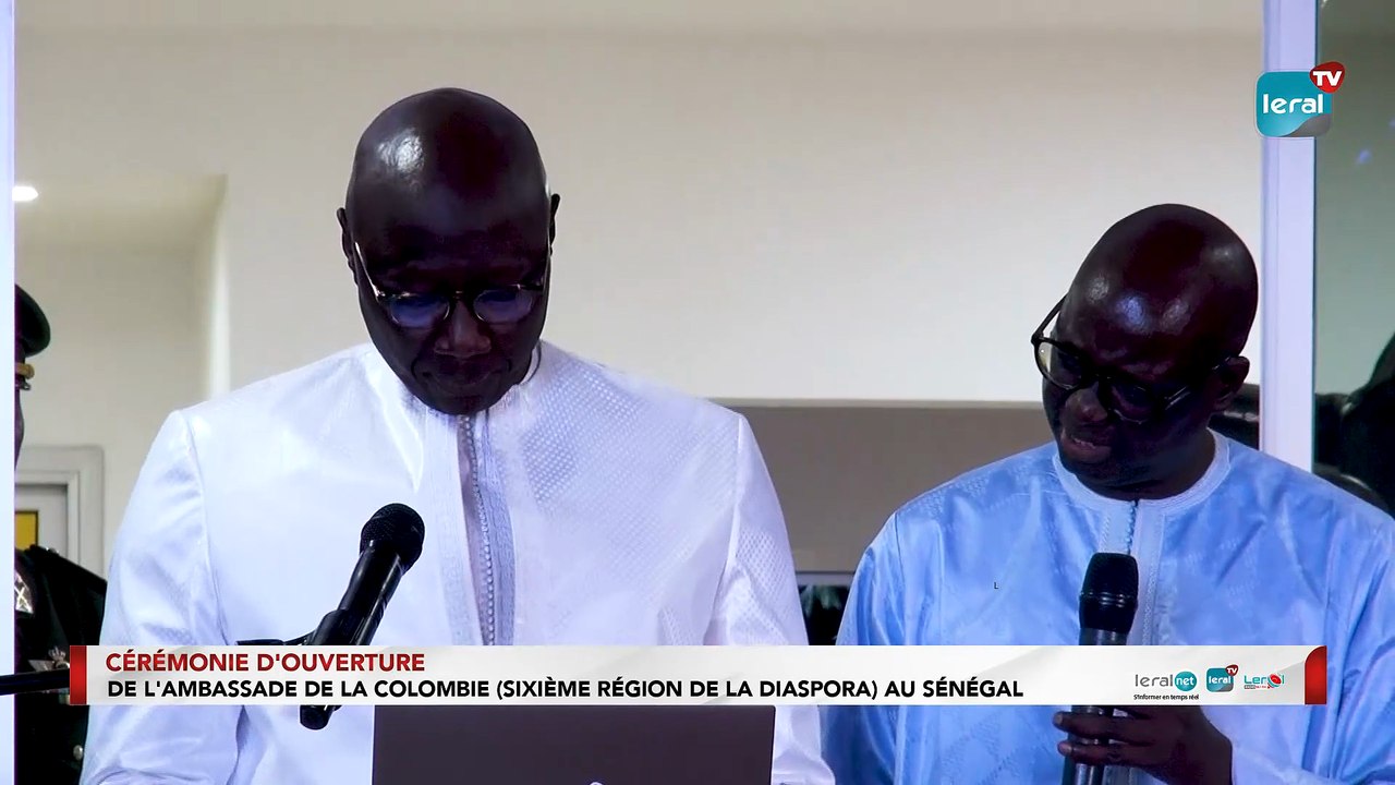 Cérémonie d'ouverture de l'Ambassade de la Colombie (sixième région de la diaspora) au Sénégal
