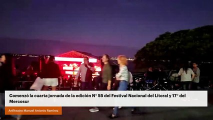 Comenzó la cuarta jornada de la edición N° 55 del Festival Nacional del Litoral y 17° del Mercosur
