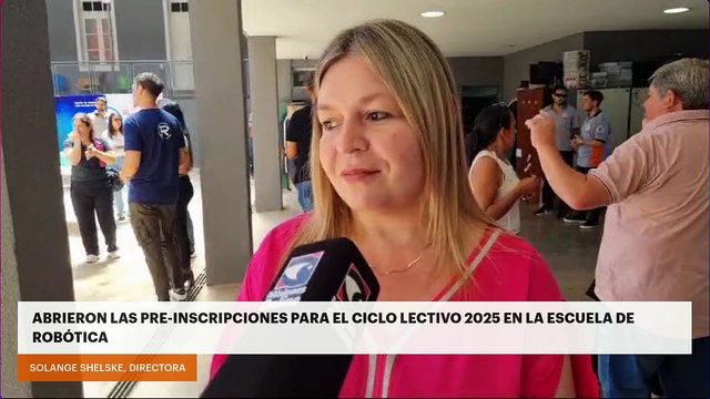 Abrieron las pre-inscripciones para el ciclo lectivo 2025 en la Escuela de Robótica