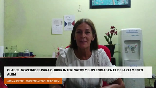 Clases: novedades para cubrir interinatos y suplencias en el departamento Alem