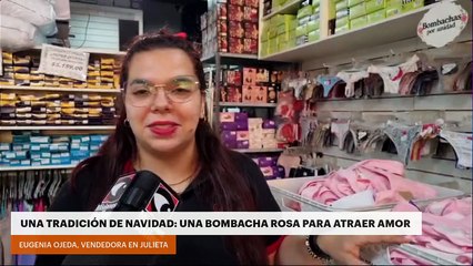 Una tradición de Navidad: una bombacha rosa para atraer amor