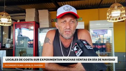 Posadas: Locales de Costa Sur experimentan muchas ventas en día de Navidad