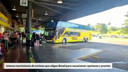 Intenso movimiento de turistas que eligen Brasil para vacacionar: opciones y precios