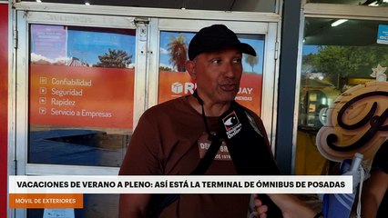 VACACIONES DE VERANO A PLENO: ASÍ ESTÁ LA TERMINAL DE ÓMNIBUS DE POSADAS