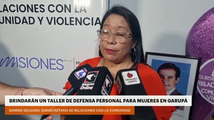BRINDARÁN UN TALLER DE DEFENSA PERSONAL PARA MUJERES EN GARUPÁ