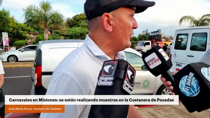 Carnavales en Misiones: se están realizando muestras en la Costanera de Posadas