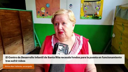 El Centro de Desarrollo Infantil de Santa Rita recauda fondos para la puesta en funcionamiento tras sufrir robos
