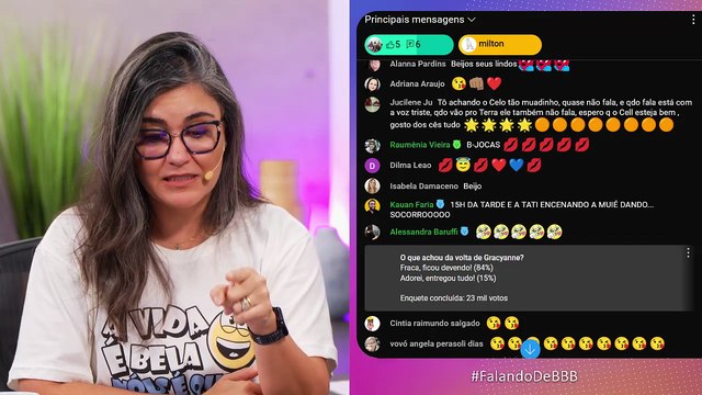 🔴BBB25: Volta de Gracyanne tem indireta, declaração p/ Belo, Tá com Nada e Delma pedindo pra sair