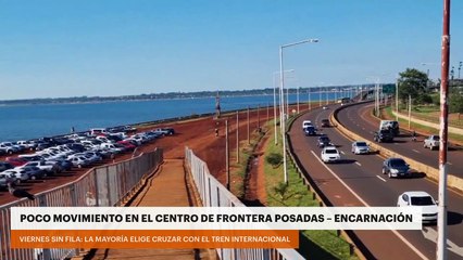 POCO MOVIMIENTO EN EL CENTRO DE FRONTERA POSADAS – ENCARNACIÓN