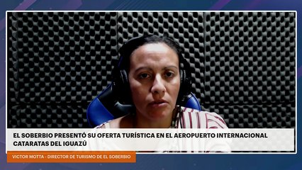 EL SOBERBIO PRESENTÓ SU OFERTA TURÍSTICA EN EL AEROPUERTO INTERNACIONAL CATARATAS DEL IGUAZÚ